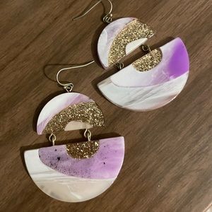 Anthropologie Disco Earrings